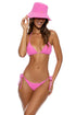 Luli Fama Beach Fuzz Wide Brim Bucket Hat